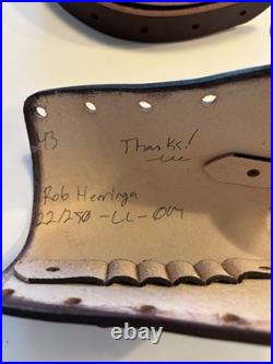 Custom Leather Ammo Carrier for 22/250 Dark Brown Read & See Px For Description
