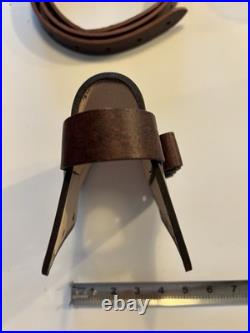 Custom Leather Ammo Carrier for 22/250 Dark Brown Read & See Px For Description