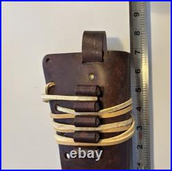 Custom Leather Ammo Carrier for 22/250 Dark Brown Read & See Px For Description
