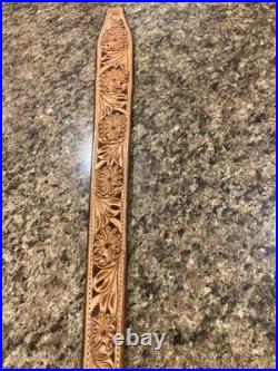 Custom Tooled Leather Rifle Sling