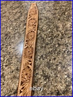 Custom Tooled Leather Rifle Sling