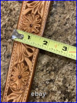 Custom Tooled Leather Rifle Sling