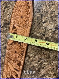 Custom Tooled Leather Rifle Sling