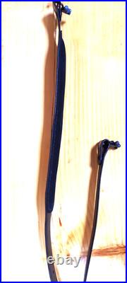 Custom leather padded rifle sling, hand stitched, made in the USA