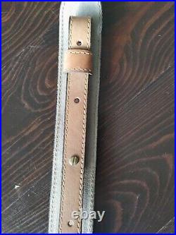 Custom leather rifle sling