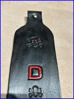 DEATH # 1 Custom Leather Rifle Sling Hand Tooled and Handmade in the USA