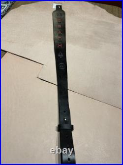 DEATH # 1 Custom Leather Rifle Sling Hand Tooled and Handmade in the USA