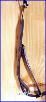Deer Custom made leather padded rifle or shotgun sling, made in the U. S. A