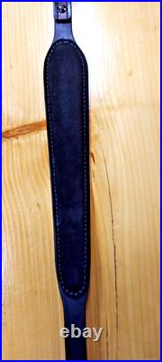Deer Custom made leather padded rifle or shotgun sling, made in the U. S. A