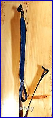 Deer Custom made leather padded rifle sling, made in the U. S. A