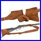 Drill-free-Leather-Vintage-Set-Rifle-Buttstock-Shoulder-Belt-Sling-Loop-Concet-01-mbdb