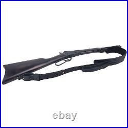 Durable Leather Shotgun Buttstock Sleeve with Gun Sling with Swivels 12GA Left