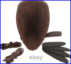 Durable No Drill Leather Sling with Ergonomic Cheek Rest for Rifles and Shotguns