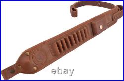 Elegant Wayne's Dog Leather Gun Sling Adjustable for Rifles and Shotguns