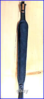 Elk Custom made leather padded rifle sling, made in the U. S. A