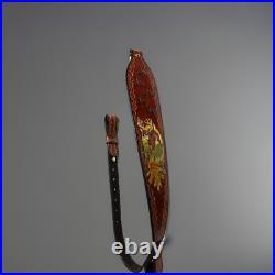 Exclusive Handcrafted Leather Rifle/Shotgun Sling Made In USA, Adjustable