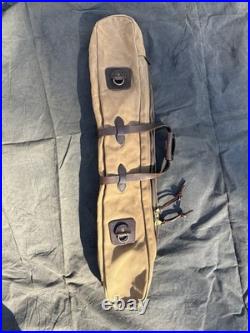 Filson Talon Era Fly Rod Case Tan 36Canvas/Leather