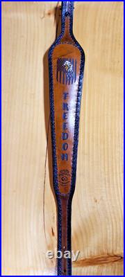 Freedom Custom made leather padded rifle or shotgun sling, made in the U. S. A