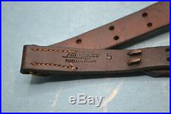 GEORGE LAWRENCE #5 Tan Leather Rifle Sling really nice vintage