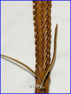 Galco RS7 Rifle Sling Braided Cobra Rifle Sling Chestnut 9- Strand Mint