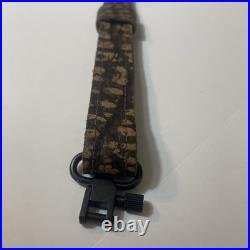 Genuine Axis Deer Hide & Leather Rifle Sling