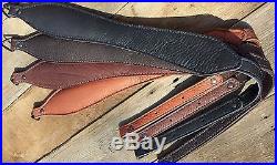 Genuine Buffalo Leather Rifle Slings Choice of 4 Colors