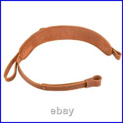 Genuine Rifle Sling Leather Shotgun Ammo Slot Strap for. 45-70.22LR 12GA. 30-30