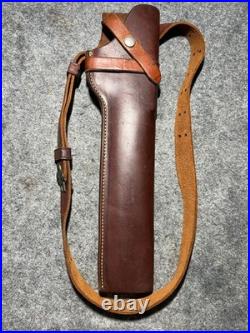 George Lawrence Challenger Brown Leather Holster 1-C 648 with Belt