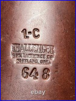 George Lawrence Challenger Brown Leather Holster 1-C 648 with Belt