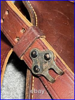 George Lawrence Challenger Brown Leather Holster 1-C 648 with Belt