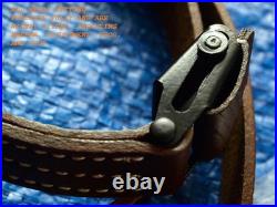 German K98k style side sling repro conditioned premium leather supple and usable