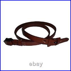 German Mauser K98 WWII Rifle Mid Brown Leather Sling x 10 UNITS T893