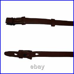 German Mauser K98 WWII Rifle Mid Brown Leather Sling x 10 UNITS k052