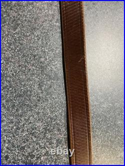 German Mauser K98k Leather Sling 45.5 Inch Crosshatch Textured Pattern Vintage