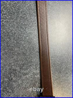 German Mauser K98k Leather Sling 45.5 Inch Crosshatch Textured Pattern Vintage