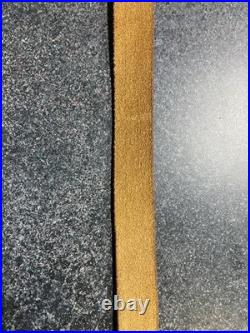 German Mauser K98k Leather Sling 45.5 Inch Crosshatch Textured Pattern Vintage