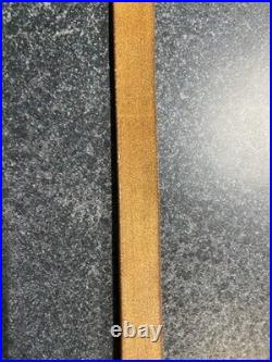 German Mauser K98k Leather Sling 45.5 Inch Crosshatch Textured Pattern Vintage
