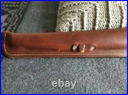 Guide Gear Full Top Grain Leather Rifle Scabbard & Nice Custom Leather Sling
