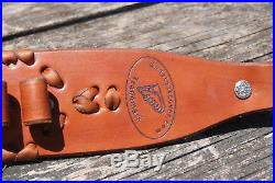 Gun Stock Cover Leather Rifle Sling Custom Leather Rifle Sling No Wait
