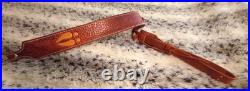 Gun sling for Rifle, Muzzleloader or Shotgun 100% Full grain leather handcrafted