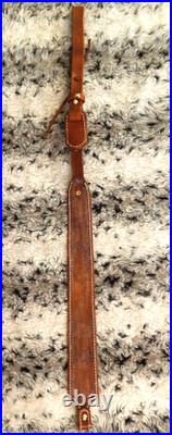 Gun sling for Rifle, Muzzleloader or Shotgun 100% Full grain leather handcrafted