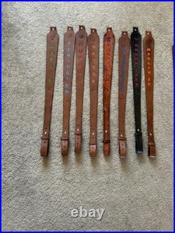 HENRY 357 Custom Leather Rifle Sling Hand Tooled And Made in the USA