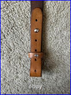 HOUND DOG? Custom Leather Rifle Sling Hand Tooled And Made in the USA