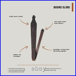 Half Rack Boone Suede Leather Gun Sling for Rifle Durable & Dependable Rifle S