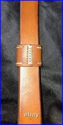 Hand Carved Leather Rifle Sling Padded