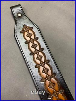 Handcrafted Leather Cobra Rifle Sling