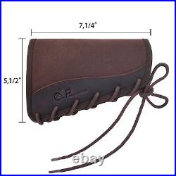 Handmade Canvas Gun Buttstock with Leather Sling for. 357.30-30.22LR 12GA. 308