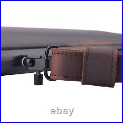 Handmade Canvas Gun Buttstock with Leather Sling for. 357.30-30.22LR 12GA. 308