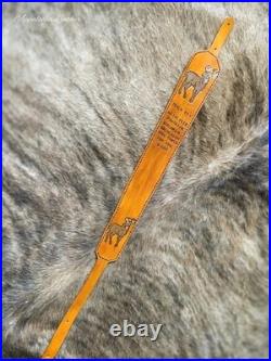 Handmade Fully Customizable Leather Rifle Sling Personalized Hunting Gun Strap