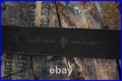 Handmade Italian Leather Rifle Sling Adjustable Top Grain Tuscany Leather